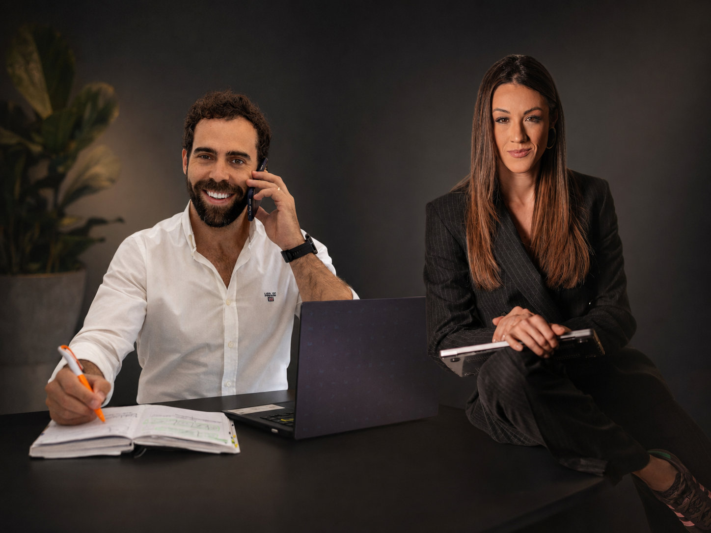 Rui Duarte e Nai Borges, consultores imobiliários da NR Consultoria Imobiliária